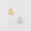 MULTI CZ STAR DANGLE THREADLESS (PUSH IN) 316L SURGICAL STEEL LABRET SET